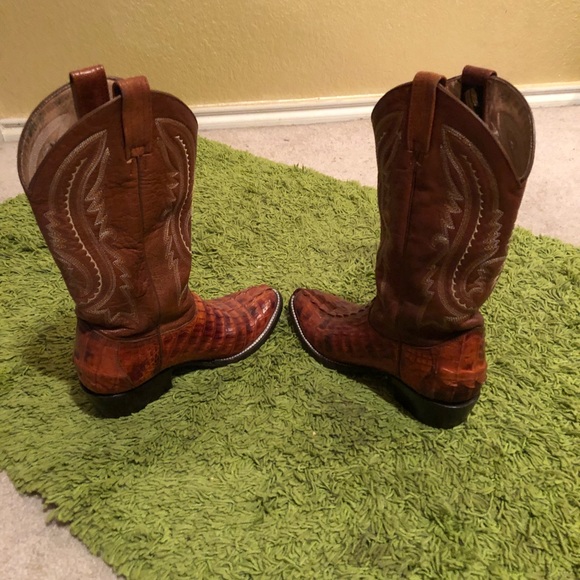 ALLIGATOR CROCODILE BOOTS - Picture 3 of 5